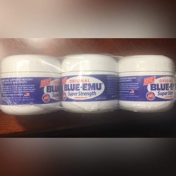 NEW Sealed Lot of 3 Original Blue-Emu Super Strength Topical Cream 2 oz … - Picture 1 of 3